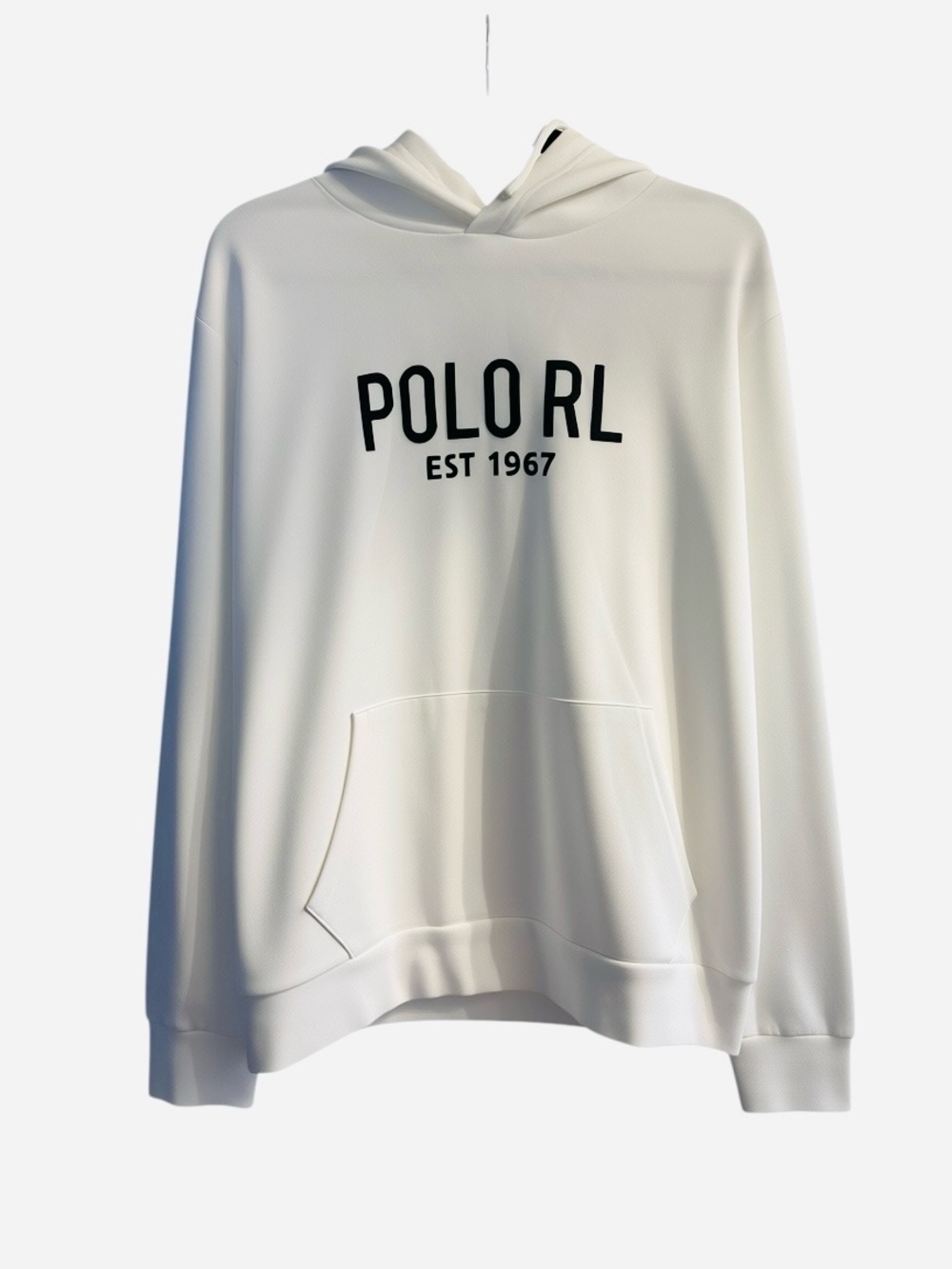 New Men’s Polo RL White Hoodie Pullover Sweater - Polo by Ralph Lauren